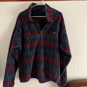 Patagonia Vintage 1994 Tehuelche Synchilla Fleece t snap pullover